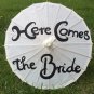 Here Comes the Bride Paper Parasol, Paper Umbrella