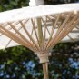 Here comes the Bride Paper Parasols, White Wedding Paper Umbrella