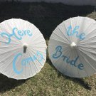 Here Comes the Bride Paper Parasol, White Paper Umbrella
