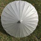 Silver Paper Parasol for Wedding Pictures, Paper Umbrella