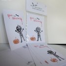 Halloween postcard set/5pc