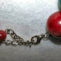 Large Multi Color Beaded Necklace Vintage