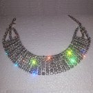 Stunning Large Rhinestone Collar Necklace