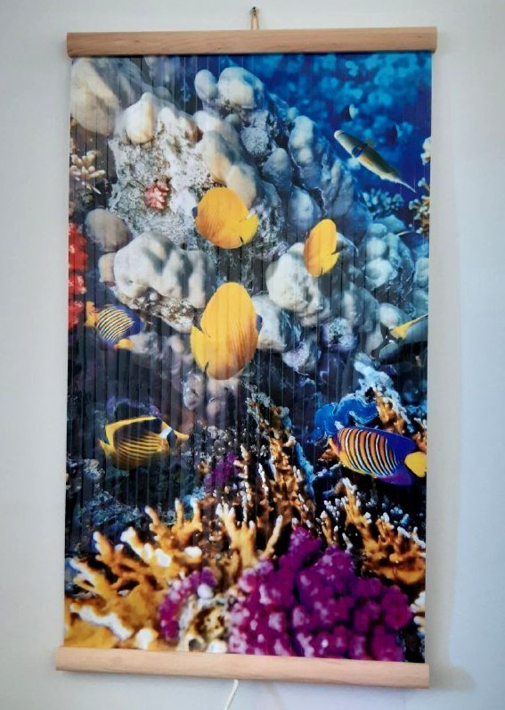 Infrared Heater picture wall heating panel FLEXIBLE 430Wt FISH
