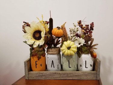 Fall Mason Jar Decor
