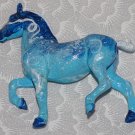 Snowflake Princess painted prancer, hand painted stablemate size Breyer horse, toy horse