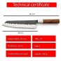 Kiritsuke Knife Handmade Chef Kitchen Knives Wood Handle Cooking Tools Pro