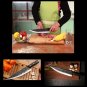 Traditional Chinese Knife Handmade Clad Steel Kitchen Knives Chef Slicing Knife