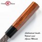Handmade Nakiri Knife 3 layers Japanese AUS10 steel Kitchen Knives Vegetables