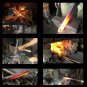 Handmade Forged Chef Knife Chinese Cleaver Clad Steel DIY Blank blade Kitchen