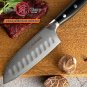 Santoku Knife 5 Inch vg10 Japanese Damascus Steel Kitchen Knives Chef Cooking