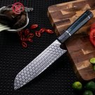 Handmade Damascus Chef Knife 110 layers Damascus Steel Kitchen Tools Santoku PRO