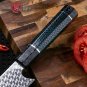 Handmade Damascus Chef Knife 110 layers Damascus Steel Kitchen Tools Santoku PRO