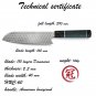 Handmade Damascus Chef Knife 110 layers Damascus Steel Kitchen Tools Santoku PRO