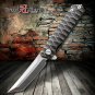 Folding Pocket Hunting Knife D2 Steel Outdoor Tactical Combat Camping EDC Tools