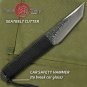 Hunting Knife Camping Sport Outdoor Car Safety Hammer Seat belt Cutter Tools