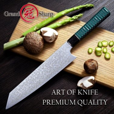 Chef's Knife 67 Layers Japanese Damascus Steel vg10 Kiritsuke Kitchen Knives