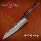 Handmade Chef Knife 3 layers Japanese AUS-10 steel Kitchen Knives ECO Friendly