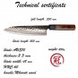 Handmade Chef Knife 3 layers Japanese AUS-10 steel Kitchen Knives ECO Friendly