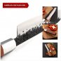 Hand forged Santoku Knife 7 inch High Carbon Steel Chef Kitchen Knives Slicing