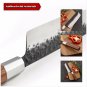 Vegetables Knife 6.7 inch Japanese Nakiri Knife High Carbon Steel Chef Cleaver