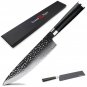 Chef Knife 7.5 Inch Japanese Damascus Steel  Pro Kitchen Knives Cooking Tools