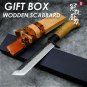 Hunting Knife Handmade Forged Hammered Chef Kitchen Knives Cleaver Outdoor Tools