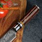 Slicing Knife 8 Inch vg10 Japanese Damascus Steel Carving Kitchen Knives Tools