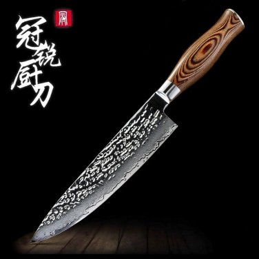 chef kitchen knife VG10 Damascus knives Japanese steel gift box protector tools