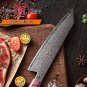 Damascus kitchen knife 67 layers Japanese Damascus Steel Chef Knife Cooking Tool