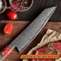 Damascus kitchen knife 67 layers Japanese Damascus Steel Chef Knife Cooking Tool