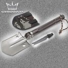 Tactical Shovel  knife bottle opener fire stick whistle camping survival tools