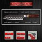 7 Inch Santoku Knife vg10 Japanese Damascus Steel Professional Kitchen Knives