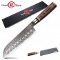 7 Inch Santoku Knife vg10 Japanese Damascus Steel Professional Kitchen Knives