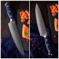 Knife Set 2-Piece Chef Santoku Kitchen Knives Japanese Damascus Blue G10 Handle