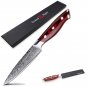 2 pcs Knife Set Damascus Japanese Stainless Steel Chef Utility Kitchen Knives