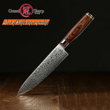 Chef Knife 8 Inch vg10 Japanese Damascus Steel Kitchen Knives Cooking Tools PRO