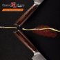 Chef Knife German Stainless Steel Laser Pattern Kitchen Knives Gift Box Sheath
