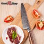 Chef Knife German Stainless Steel Laser Pattern Kitchen Knives Gift Box Sheath