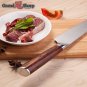 Chef Knife German Stainless Steel Laser Pattern Kitchen Knives Gift Box Sheath