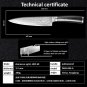 Chef Knife vg10 Japanese Damascus Stainless Steel Black Pakka Handle Kitchen NEW
