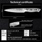 Kitchen Knife Set 2 pcs Chef's Knives Japanese Damascus Steel Blue Handle Tools