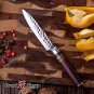 Utility Kitchen Knife 5" Japanese Damascus Stainless Steel Chef's Cooking Tools