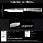 Utility Kitchen Knife 5" Japanese Damascus Stainless Steel Chef's Cooking Tools
