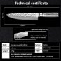 Chef Knife 7.7 Inch Japanese Damascus Stainless Steel Kitchen Knives Chef's Tool