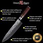 Chef Knife 7.7 Inch Japanese Damascus Stainless Steel Kitchen Knives Chef's Tool