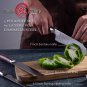 3 pcs Chef Knife Set vg10 Japanese Damascus Steel Santoku Bread Boning Knife