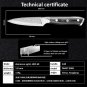 3.5 Inch Paring Knife Damascus Steel Mosaic Rivet G10 Handle Peeling Fruit Chef