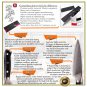 3.5 Inch Paring Knife Damascus Steel Mosaic Rivet G10 Handle Peeling Fruit Chef