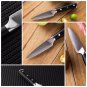 3.5 Inch Paring Knife Damascus Steel Mosaic Rivet G10 Handle Peeling Fruit Chef